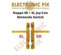 ELECTRONICFIX Nappe Bouton SR + SL Touche Manette Joy-con Ruban Compatible avec Nintendo Switch