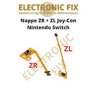 ELECTRONICFIX Nappe Bouton ZR + ZL Touche Manette Joy-con Ruban Compatible avec Nintendo Switch