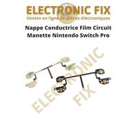ELECTRONICFIX Nappe Conductrice Film Circuit interne câble flexible de Bouton manette de remplacement pour Nintendo Switch Pro