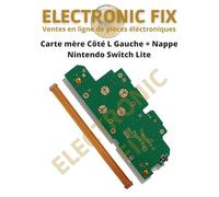 ELECTRONICFIX Nintendo Switch Carte mère Côté L gauche + Nappe Bouton D Pad Nintendo Switch Lite