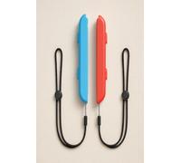 ELECTRONICFIX - Paire de Dragonnes de Poignet Bleu/Rouge pour Manettes Joy-Con Compatible avec Nintendo Switch/Switch OLED