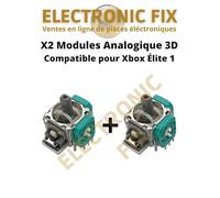 ELECTRONICFIX X2 Modules Joystick 3D Original Stick Analogique de remplacement pour manette Xbox One Élite 1