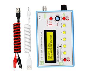 Electronics Learning DDS Générateur de fonctions avec écran LCD | Contrôle du filtre, 15 motifs sélectionnables et mémoire automatique pour des tâches de laboratoire répétées