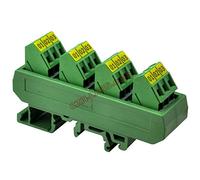 Electronics-Salon Module de distribution à vis sur rail DIN 16 A/300 V 4 x 3 positions.