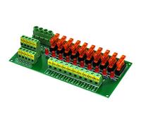 Electronics-salon Montage sur Panneau 10 position Power Distribution Fuse module Board, pour AC/DC 5 ~ 32 V.