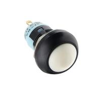 ElectronicSwitch 10PCS SELF LOCK BLACK PBS-33 DIY 12mm Momentary Push Button Switch 1A 250V(Self Lock White)