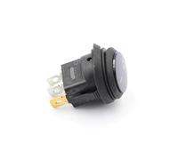ElectronicSwitch 1PC on/off SPST Round boat blue LED rocker switchlight 220V power button switch