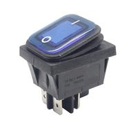 ElectronicSwitch 1pc SJ3-2P-21n-3-LK 30x22 Rocker Switch 12V LED 220V 16A 250VAC KCD4-201 DPST Switch 4pin