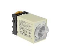 ElectronicSwitch 1pc ST3PA series time relay AC 220V ST3PA-G Power on time delay With Base Socket