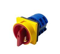 ElectronicSwitch Conversion Cam Switch LW26-25GS/04 380V 25A Power Cut-off Knob Isolation Master Control Padlock OFF-ON