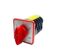 ElectronicSwitch HZ5 Series 3 Position Rotary Cam Switch 20A 4 Pole 4kw Changeover Selector HZ5-20/4 M08