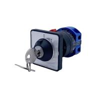 ElectronicSwitch LW26-25YS3/1S Lock Key 22mm Mounting Size Power Cut-off Misoperation Change-over Rotary Cam Switch