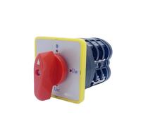 ElectronicSwitch LW5-16YH3/3 Manual Transfer Rotary Cam Switch 4 Position Voltage Selector 16A Three Levels