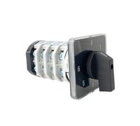 ElectronicSwitch Rotary switch YMZ12-32/4 electrical Combination Changeover cam switch 32A 4 pole 0-6 position sliver contacts high voltage