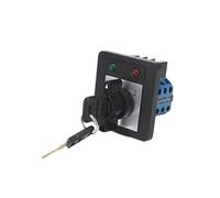 ElectronicSwitch SZW26/LW26-20 D303.3YN 20A 3 Poles 12 Screw 3 Positions Selector Rotary Cam Changeover Switch With Key With Light