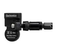Electronicx 1 capteur de pression des pneus RDKS compatible avec Mitsubishi Lancer Evolution X 2014-2026 - 433 MHz préprogrammé, valve métallique noire, système de contrôle de la pression des pneus