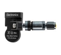Electronicx 1 capteur de pression des pneus RDKS compatible avec Mitsubishi Lancer Evolution X 2014-2026 - 433 MHz préprogrammé, valve métallique Gunmetal, système de contrôle de la pression des pneus