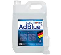 Electronicx AdBlue 50 L - 5×10 L Bidons, Solution d’urée pour post-traitement SCR des gaz d’échappement, ISO 22241-1, DIN 70070, agréé VDA, additif diesel, réduction des émissions NOx