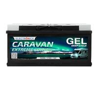 Electronicx GEL 12V 140Ah Caravan Extreme Edition Batterie Gel sans entretien et étanche pour camping-car & loisirs - Dimensions : 393×175×190 mm - Pôle positif à droite