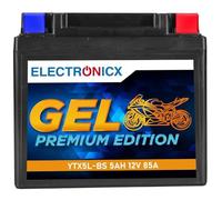 Electronicx GEL YTX4L-BS batterie moto 12V 4,2Ah 65A - batterie de démarrage au gel compacte, étanche, résistante aux vibrations - batterie haute performance pour scooter, moto, sport motorisé