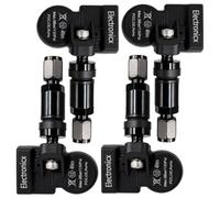 Electronicx Lot de 4 capteurs de pression des pneus RDKS compatibles avec Haval Dargo Ⅱ 2025-2025 - 433 MHz préprogrammés, valve en caoutchouc, système de contrôle de la pression des pneus TPMS