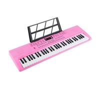 Électronique clavier Piano Clavier Musical Contrôleur Professionnel Piano Électronique Synthétiseur De Musique Numérique 61 Touches Instruments D'orgue Rose (Color : Pink)