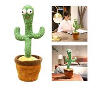 Électronique Danse Cactus En Peluche Jouets Serré Danse Poupée Avec Le Chant Et La Danse Éducation Précoce Pour Les Enfants, Vert Cactus Jouet Pour