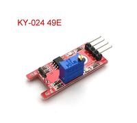 Électronique intelligente 4pin KY-024 interrupteurs à Hall magnétiques linéaires Module de capteur de comptage de vitesse pour kit de bricolage Arduino