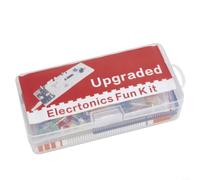 Electronique Kit de démarrage avec platine d'expérimentation 830 points, alimentation 9 V, pour fils de démarrage, résistances, LED, condensateurs pour projets de bricolage