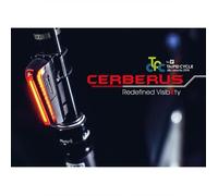 Electronique Lumière pour vélo Moon Cerberus - 150 Lumens - Noir