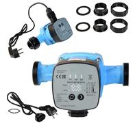 Électronique Pompe de Circulation ERA 25-60/180 AUTO (5-45W, max. 3300 l/h, Hauteur de Refoulement 6 m) - Pompe d'eau Chaude et de Chauffage Central - 3 Vitesses - Mode NUIT et AUTO - Écoénergétique