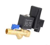 Électronique Timed Drain Valve 220V Auto Air Compresseur Réservoir Eau Siphon Solénoïde pour Systèmes Pneumatiques 1,27 cm