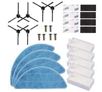 Electropan Brosse latérale de rechange + filtre HEPA + tampons + pâte magique pour Ilife V5, V5s, V3, V3s, V5s Pro Pièce de rechange