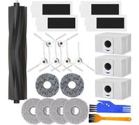 Electropan Pièces de rechange pour aspirateur ECOVACS Deebot T20 omni - Rouleau / brosse latérale - Sac à poussière - Chiffon
