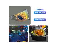 (électroplaqué bleu) Pour HJC C70 C-70 I70 I-70 Visière de casque de moto Lentille de protection de