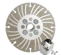 Electroplated Diamond Grinding Wheel - Angle Grinding Wheel - Electroplated Diamond 4 ½ plus+, grinding wheel, cut off tool, 4 1/2" /5"/6" for Metal, Steel, Concrete, Stone, Tile, Wet/Dry Use (5")