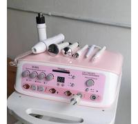 électroporation Sans Aiguille Pour La Microdermabrasion Anti-âge, Diamant Avec Spray à Vide, Dispositif De Cavitation Galvanique 6 En 1 Pour Le Resserrement De La Peau Et Le Nettoyage En Profondeur