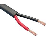 electrosmart Câble electrique double en cuivre rouge et noir à 2 conducteurs pour voiture, bateau, 2 x 0,5 mm, paroi fine, toronné plat 12 V, 24 V, 11 A (30 m)