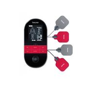 Beurer Électrostimulateur musculaire EM 59 TENS/EMS 4-en-1 chaleur avec 4 électrodes et batterie