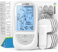 Électrostimulateur - AUVON - 3 en 1 - TENS - 73 programmes - 40 niveaux d'intensité