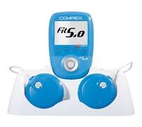 Compex FIT 5.0 - Electrostimulateur Musculaire sans Fil EMS, TENS, Massage - 2 modules, 999 Niveaux d'intensité, 30 programmes - Compatible Application Coach - Capteur MI Sensor intégré
