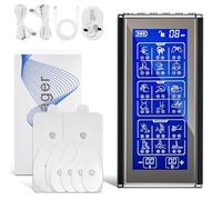 Électrostimulateur Musculaire 3 EN 1 TENS EMS Stimulateur Musculaire 36 Programmes et 20 Intensité Réglable Stimulation Électrique avec 10 Électrodes pour Soulager la Douleur Massage Thermothérapie