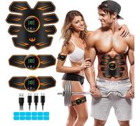 Electrostimulateur Musculaire, Ceinture Abdominale Electrostimulation, Stimulateur Musculaire Electrique, Ems Abdominales Cinturón Femme Homme Pour Abdomen/Bras/Jambes