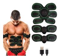 Electrostimulateur musculaire - TD® - Rechargeable - 1 coussinet abdominal - 2 coussinets bras - 156g