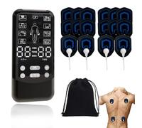 Electrostimulateur Tens,3-En-1 Stimulateur Musculaire,24 Programmes De Massage Et 16 Électrodes,Double Canal Electrostimulateur,Pour Soulager Les Douleurs Et Les Tensions Musculaires