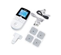 Beurer Électrostimulateur musculaire EM49 – TENS/EMS/Massage, 4 électrodes réutilisables, Noir