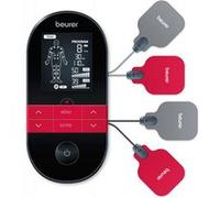 Beurer Électrostimulateur musculaire EM 59 TENS/EMS 4-en-1 chaleur avec 4 électrodes et batterie