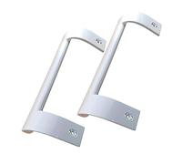 ELECTROTODO Lot de 2 poignées de rechange pour réfrigérateur Beko Saivod - Blanc -