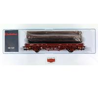 ELECTROTREN H0 E1658 - Plateforme 2 Axes Participation Avec Short Rouge Rouille