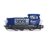 Electrotren HE2028S FESAVA, Locomotive Diesel 309, Bleu/Gris, ép. VI, avec décodeur sonore DCC Locomotive Diesel